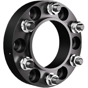 2/4pcs 6x139.7 77.8mm M14x1.5 Hub Centric Black Forged Wheel Spacer Compatible For Dodge Ram 1500/1500TRX Flange Plate 30/35/38/50mm(2pcs 35mm) in Saudi Arabia