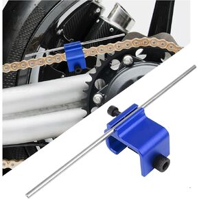 Chain Alignment Tool for Motorcycle, 08-0048 Quick Accurate Motorcycle Chain Adjusting Tools, Aluminum Alloy Sprocket Alignment Tool Universal for ATV Scooter Dirt Bike (Blue) in Kuwait