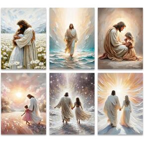 Paint by Numbers for Adults and Kids Beginner, Jesus Hugging Woman Christian Painting by Number Kits On Canvas, Number Artist Paint by Number Kit DIY Oil Painting Acrylic Paints, Home Wall Decor in Kuwait
