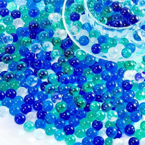 1000 PCS Glass Marbles Bulk, 0.63 Inch Cat Eye Colored Marbles, Mixed Colors 16mm, Decorative Marbles for Vase Fillers, Marble Games, Aquarium, Chinese Checkers, Kids Toys in Kuwait