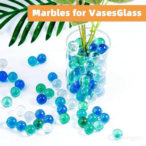 1000 PCS Glass Marbles Bulk, 0.63 Inch Cat Eye Colored Marbles, Mixed Colors 16mm, Decorative Marbles for Vase Fillers, Marble Games, Aquarium, Chinese Checkers, Kids Toys in Kuwait