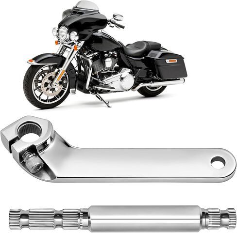 2pcs Inner Shifter Lever Shaft Kit,304 Stainless Steel Shifter Shaft for Harley Davidson Touring Electra Glide Road Glide Road King Street Glide 1984-2016 in Kuwait