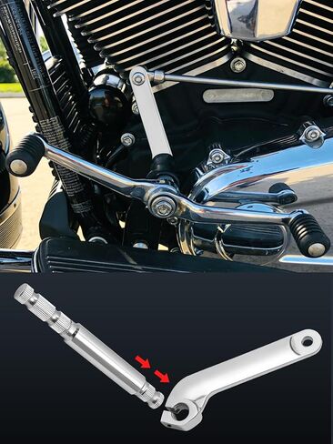 2pcs Inner Shifter Lever Shaft Kit,304 Stainless Steel Shifter Shaft for Harley Davidson Touring Electra Glide Road Glide Road King Street Glide 1984-2016 in Kuwait