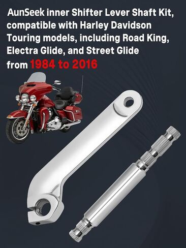 2pcs Inner Shifter Lever Shaft Kit,304 Stainless Steel Shifter Shaft for Harley Davidson Touring Electra Glide Road Glide Road King Street Glide 1984-2016 in Kuwait