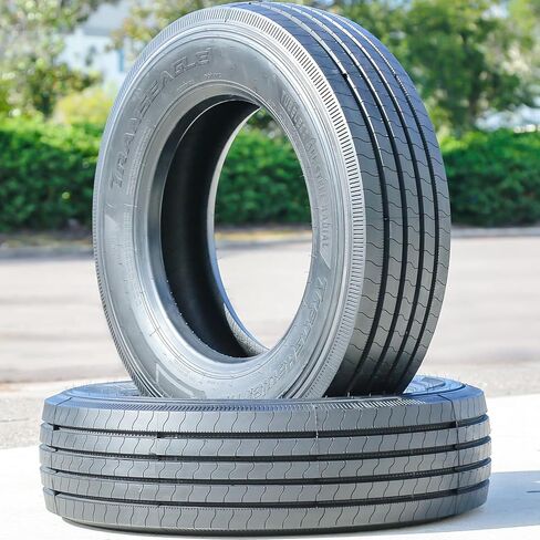 Transeagle Transhauler HD إطار شعاعي تجاري لجميع المواسم - 215/75R17.5 215/75/17.5 215/75-17.5 135/133L نطاق التحميل H LRH 16-Ply BSW جدار جانبي أسود in Kuwait