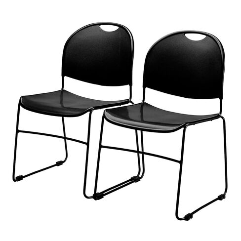 National Public Seating Commercialine® 850 Series كرسي متعدد الأغراض مدمج للغاية، أسود in Kuwait