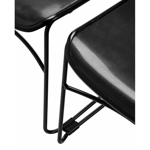 National Public Seating Commercialine® 850 Series كرسي متعدد الأغراض مدمج للغاية، أسود in Kuwait
