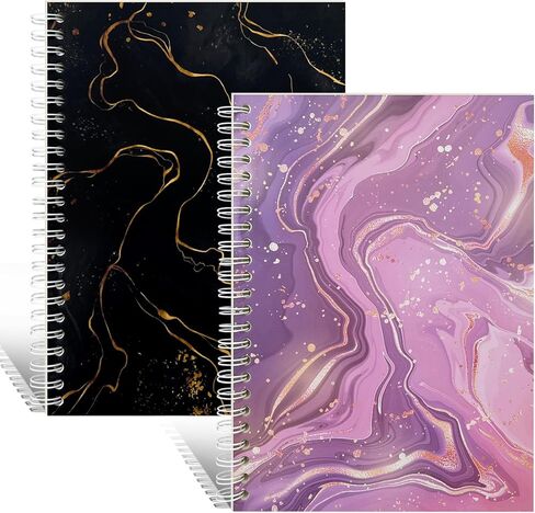 2 Pack Reusable Sticker Collecting Book Album with 37+37 Sheets Blank Release Paper Adults Collection Storage A5 Size Cute Keeper Holder (Black+Pink) in Kuwait