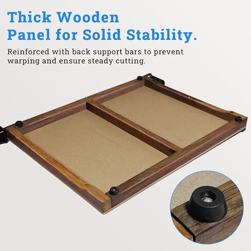A3 Guillotine Paper Cutter Trimmer, 18" Wood Paper Trimmer for Office and Crafts, 10-12 Sheets Capacity (Wooden) in Kuwait
