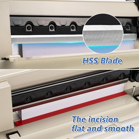 12" Heavy Duty Guillotine Paper Cutter - 400 Sheet Precision Cutting, Safety Lock Blade & Rapid Stack Processing for Office/School, Solid Steel Construction in Kuwait