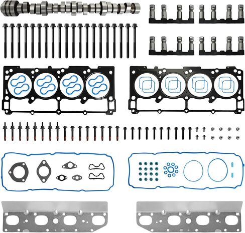 AUCERAMIC 53022263AF MDS طقم رافع عمود الحدبات مع مجموعة حشية الرأس مناسبة لـ 2009-2019 Ram 1500 Hemi 5.7L استبدال 53021728AE HS26423PT in Kuwait