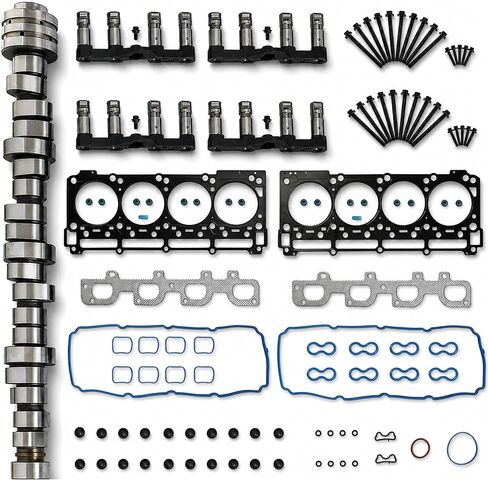 MDS 6.4 Hemi Camshaft Lifters Kit with Full Gasket Set Fit for Jeep Grand Cherokee Dodge Challenger Charger Chrysler 300 6.4L V8 2012-2019 OE#53022314AD HS26568PT in Kuwait