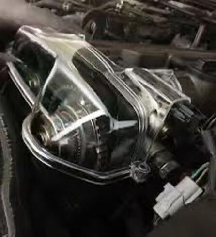 مجموعة غطاء بكرة الكاميرا الشفافة وحزام التوقيت من X-TUNING | مادة الكمبيوتر عالية الجودة | تصفية عالية | بديل مباشر لتويوتا 2JZ VVTI GTE CROWN ARISTO JAS161 SUPRA JZA80 in Kuwait