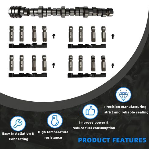 5.7L MDS HEMI Lifters طقم عمود الحدبات مجموعة سلسلة التوقيت مجموعة حشية الرأس مناسبة لكرايسلر 300 لدودج تشالنجر دورانجو لسيارة جيب جراند شيروكي 5.7L V8 2009-2015 HS26423PT 90750S OS21077 53022372AA in Kuwait