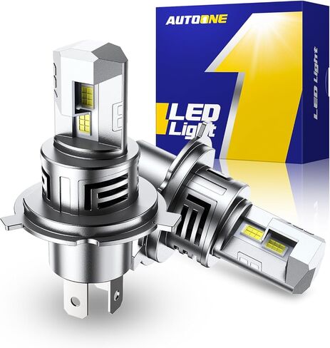 AUTOONE 9003 H4 HB2 LED Bulbs 50000LM for Automotive Halogen, 99% Compatibility, Plug-N-Play, 70,000+H Longer Lifespan in Saudi Arabia