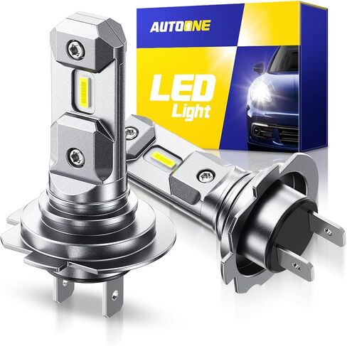 AUTOONE 9003 H4 HB2 LED Bulbs 50000LM for Automotive Halogen, 99% Compatibility, Plug-N-Play, 70,000+H Longer Lifespan in Saudi Arabia