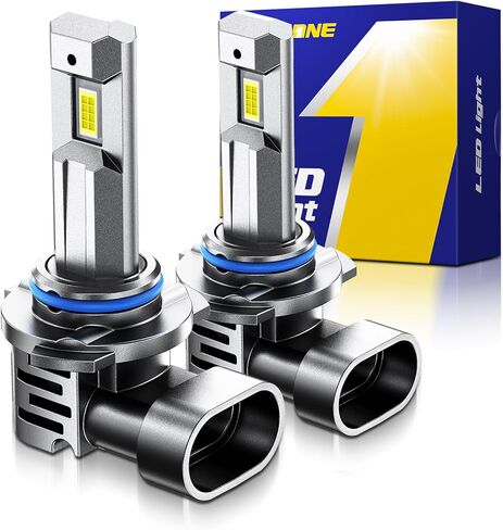 AUTOONE 9003 H4 HB2 LED Bulbs 50000LM for Automotive Halogen, 99% Compatibility, Plug-N-Play, 70,000+H Longer Lifespan in Saudi Arabia