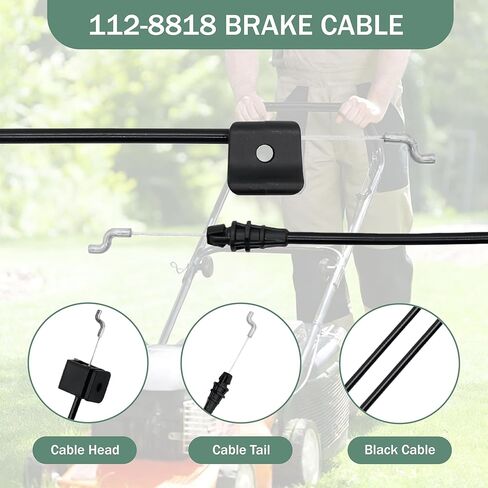 112-8818 Replacement 20" Rear Bagging&22" Recycler Lawn Mower Brake Cable for Toro 10603 10604 10642 10646 20314 20316 20323 20330 20331 20338 20339 20371 Lawn Mower in Kuwait