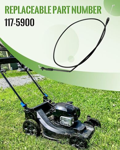 117-5900 Brake Cable Fit for Toro Super Recycler 21" Walk-Behind Mower in Kuwait