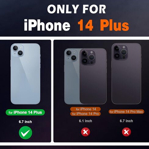 حافظة SHIELDON لهاتف iPhone 14 Plus 5G 2022، حافظة محفظة من الجلد الطبيعي مع حامل بطاقات RFID وغطاء مغناطيسي ومسند مقاوم للصدمات، حافظة بتصميم كتاب متوافقة مع iPhone 14 Plus 6.7 بوصة - أزرق داكن in Saudi Arabia