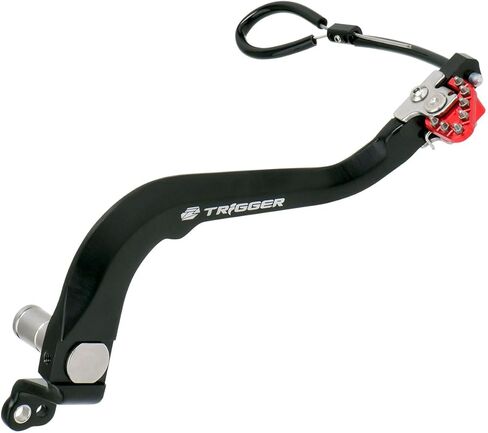ZETA Racing Dirtfreak ZE90-7032 Trigger Brake Pedal, Red CRF250L/RALLY(MD47) '21-23 Retractable Tip Position Adjustment, Forged Brake Saver Included, Dirt Freak in Kuwait
