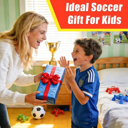 Big Size Soccer Training Dice Set, 2Pcs Soccer Gifts Shooting & Juggling Soccer with Mesh Bag Training Equipment for Games, Boost Soccer Skills with Fun Practice for 8-12 Boys & Girls in Kuwait