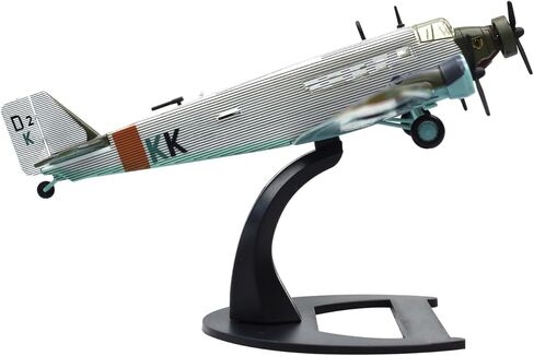 1:144 الحرب العالمية الثانية الألمانية Luftwaffe Junkers Ju-52/3M نموذج طائرة النقل محاكاة نموذج طائرة أطقم طائرات الطيران لجمع والهدايا لنا in Kuwait
