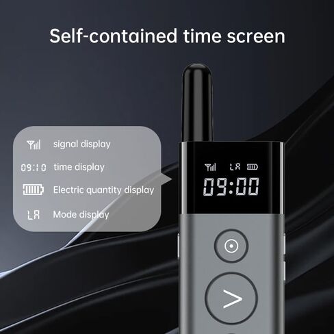 ASING Up to 980ft Long Range Wireless Presentation Remote, PowerPoint Clicker with Air Mouse, Volume Control, Spotlight and Magnifier Feature, Plug & Play for Windows/Mac,Ipad,Laptop & Keynote etc. in Kuwait