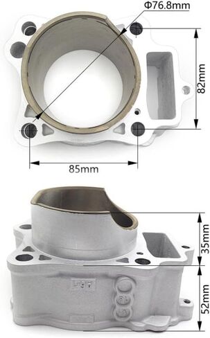 Cylinder Block Bore 76.8mm Compatible With CRF250R 2010–2017 Off-Road Pit Bike Engine in Kuwait