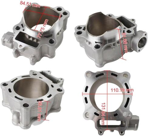 إبريق اسطوانة متوافق مع CRF250R CRF250X 2004-2017 12100KRN672 12100KRN730 12100KRN731 12100KRN670 78 مللي متر تتحمل قياسي تلقائي in Kuwait