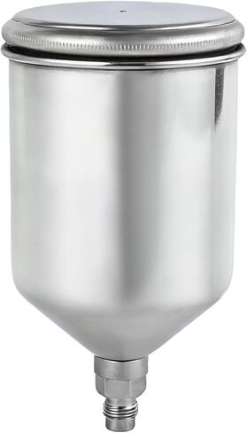Stainless Steel Paint Cup for Spray Gun,103# for SATA 3000/4000/5000 with QCC Family (Trapezoidal Thread) in Saudi Arabia