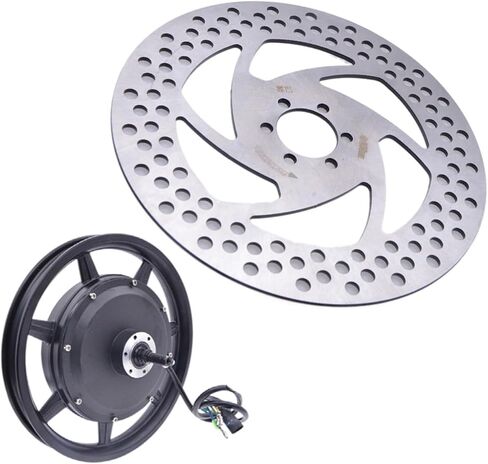 3MM Thickened Disc Brake for Rotor, 6 Hole Mounting Brake Disc Steel Plate Component for Electric Bike E-Bike Electric Scooter Road Bike Mountain Bike with 6 Mounting Bolts(203MM) in Kuwait