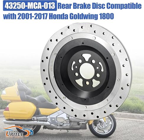 43250-MCA-013 Rear Brake Disc Rotor Compatible with 2001-2017 Honda Goldwing 1800 in Kuwait
