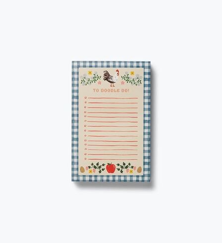 شركة RIFLE PAPER CO. Home Sweet Home Notepad 75 صفحة قابلة للتمزيق، إدارة المهام المهمة، تدوين قائمة المهام، أو ترك رسالة جميلة (6.5 بوصة طول × 4.25 بوصة عرض) in Kuwait