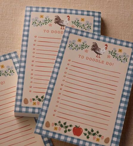 شركة RIFLE PAPER CO. Home Sweet Home Notepad 75 صفحة قابلة للتمزيق، إدارة المهام المهمة، تدوين قائمة المهام، أو ترك رسالة جميلة (6.5 بوصة طول × 4.25 بوصة عرض) in Kuwait
