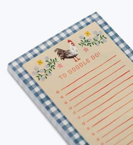 شركة RIFLE PAPER CO. Home Sweet Home Notepad 75 صفحة قابلة للتمزيق، إدارة المهام المهمة، تدوين قائمة المهام، أو ترك رسالة جميلة (6.5 بوصة طول × 4.25 بوصة عرض) in Kuwait