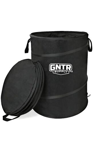 GNTR Supply Deluxe Durable Pop-Up Trash Can – Collapsible Garbage Bin with Zippered Lid for Camping, Home, and Outdoor Use – 30 Gallon in Kuwait