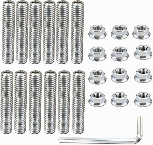 LS Series Stainless Steel Top Cover Stud Kit - Suitable for LSX LS2 LS3 LS6 LS7 4.8/5.3/6.0/6.2L Engines in Kuwait