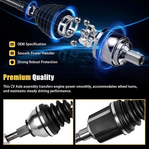 2PCS Front CV Axle Shaft Assembly Compatible with Ford Escape 2013 2014 2015 2016 2017 2018 2019 L4 1.5L 1.6L AWD, Driver and Passenger Side, OE# NCV11164 NCV11167 in Kuwait