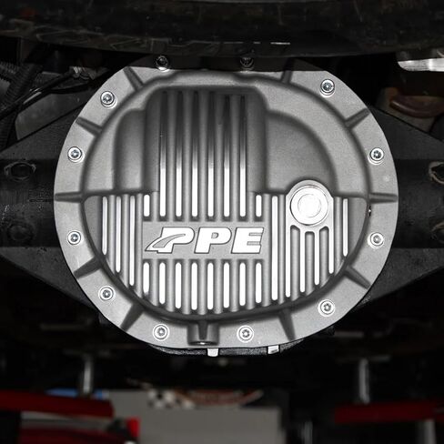 PPE Heavy Duty Rear Differential Cover 138051210 (Brushed) Compatible with 2020+ GM 1500 3.0L Duramax or 2014+ GM 1500 (V6 or V8 Gas) in Kuwait