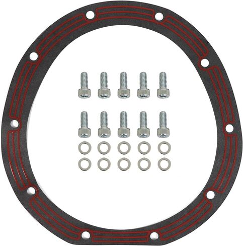 10 Bolts 8.5" Front Differential Cover Replacement for Chevy GMC 1978-1991 Truck w/ 8.5 Ring Gear 4900 (4900 Black) in Kuwait