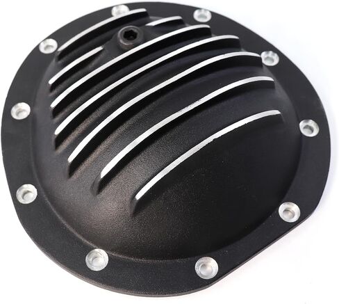 10 Bolts 8.5" Front Differential Cover Replacement for Chevy GMC 1978-1991 Truck w/ 8.5 Ring Gear 4900 (4900 Black) in Kuwait