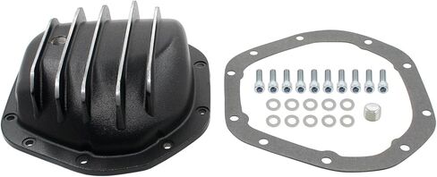 Rear Differential Cover with Gasket and Drain Plug for Dana 44 Jeep Gladiator Wrangler Grand Cherokee F-250 F-150 Bronco Dodge Chevrolet K5 K10 K20 Blazer GMC Jimmy in Kuwait
