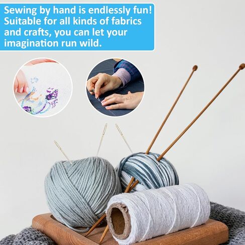 30Pcs Cross Stitch Needles Tapestry Needles 22 & 24 & 26 Large-Eye for Hand Sewing Gauge Blunt Tip Blunt Needle for Cross Stitch and More in Kuwait