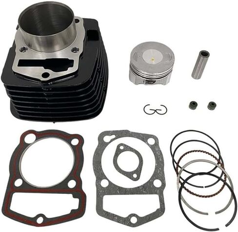 Cylinder Piston Kit 65.5 Mm 250 Cc E0304KC14 15 Mm X 47.5 Mm Piston Pin Compatible With 250SZ 250Z(Black) in Kuwait