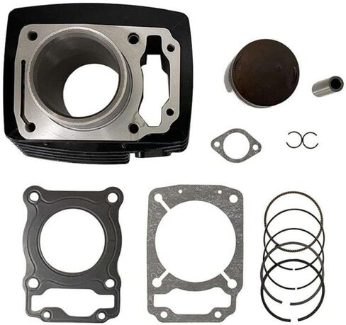 Motorcycle Cylinder Kit For V200 V 200 2018 To 2024 Compatible With E03010068 E08010165 E08010164 E08010163 67Mm(Black) in Kuwait