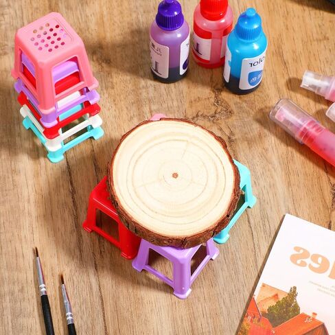 Molain 20PCS Mini Paint Stands, Non-Slip Paint Pouring Supplies Canvas Stands for Painting Canvas Feet Risers Plastic in Kuwait