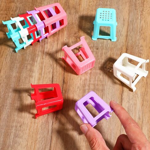 Molain 20PCS Mini Paint Stands, Non-Slip Paint Pouring Supplies Canvas Stands for Painting Canvas Feet Risers Plastic in Kuwait