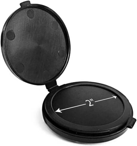2000 Plus Fingerprint Ink Pad, 2" Diameter, Black Ink, Clean Non-Staining Ink for Fingerprints, Made in USA (098540) in Kuwait