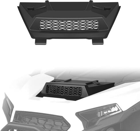 مغرفة غطاء محرك السيارة الأمامي لـ Polaris RZR XP 1000 / XP 4 1000 2024 2025 2026+ الملحقات، غطاء محرك السيارة الأمامي الرياضي الأسود مع فتحة تهوية كبيرة لـ Polaris RZR XP 1000 2024+ in Kuwait